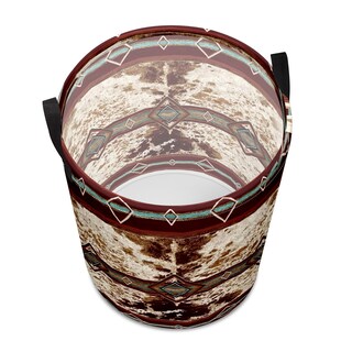 Foto 3 | Foto 3 | Cesto De Ropa Grtarany Con Estampado De Vaca Azteca Impermeable 50 X 38 Cm - Venta Internacional.
