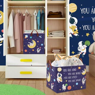 Foto 7 | Foto 7 | Caja De Almacenamiento De Juguetes Xhwzof Space Theme 40l Plegable - Venta Internacional.