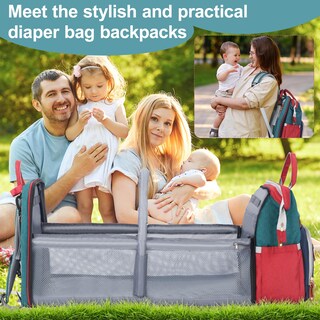 Foto 7 | Foto 7 | Mochila Para Pañales Shengmeister De Gran Capacidad Para Viajes - Venta Internacional.