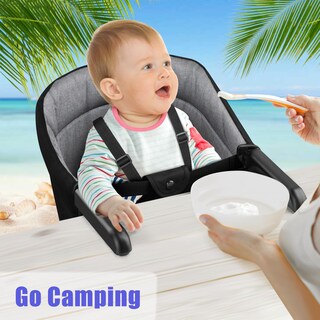 Foto 7 | Foto 7 | Silla Alta Para Bebé Plegable Y Portátil Nbiiuyige Con Gancho - Venta Internacional.