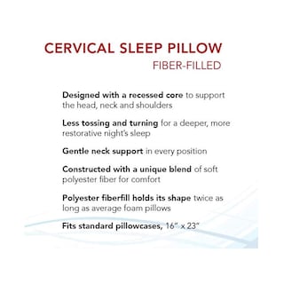 Foto 6 | Foto 6 | Almohada Cervical Con Contorno Dentado Roscoe Para Dormir - Venta Internacional.