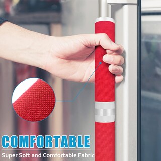 Foto 5 | Foto 5 | Juego De 6 Fundas Para Manillas De Puerta De Nevera Elcoor Color Rojo - Venta Internacional.