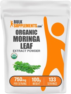 Foto 1 | Foto 1 | Suplementos Orgánicos De Extracto De Hoja De Moringa En Polvo A Granel 100 G 750 Mg - Venta Internacional.