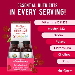 Foto 7 | Foto 7 | Maryruth Organics Multivitamínico Líquido Matutino Frambuesa 30 Ml Paquete De 8 - Venta Internacional.