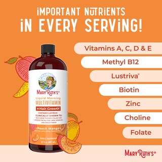 Foto 4 | Foto 4 | Suplemento Nutricional Maryruth Organics Multivitamínico Y Hierro 887 Ml Y 450 Ml - Venta Internacional.