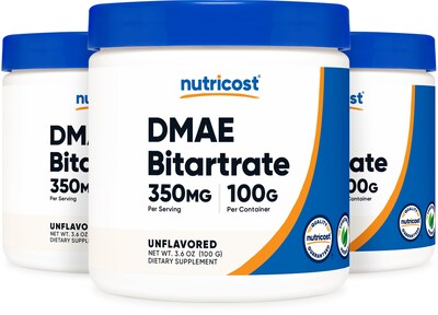 Foto 1 | Foto 1 | Suplemento Nutricional Nutricost Dmae Bitartrato En Polvo 100g - Venta Internacional.