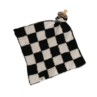 Foto 1 | Foto 1 | Babero Con Chupete Lovey Forever French 23 Cm Microfibra Negro Y Blanco - Venta Internacional.