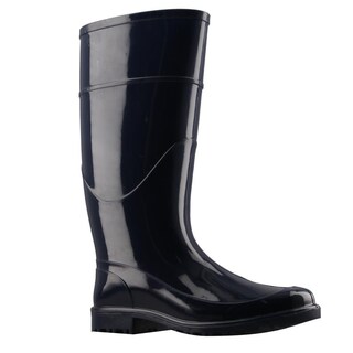 Foto 1 | Foto 1 | Bota Lluvia Mujer Top Moda Invierno Negro Azul Petroleo