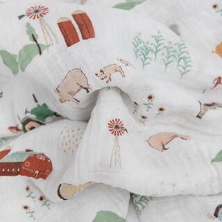 Foto 2 | Foto 2 | Manta De Muselina De Primera Calidad De Blanket Little Unicorn Paquete De 3 - Venta Internacional.
