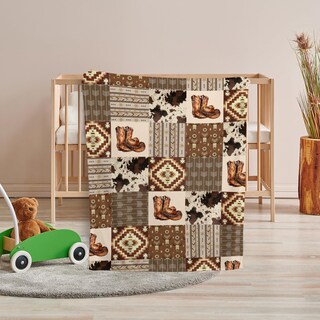 Foto 4 | Foto 4 | Cobija Western Para Bebé Locobird 76x102 Cm Suave Y Ligera - Venta Internacional.