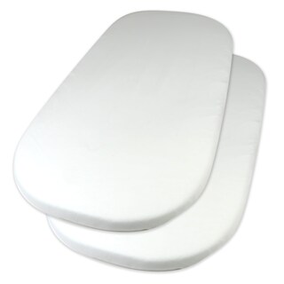 Foto 1 | Foto 1 | Sábanas De Capazo Honestbaby De Algodón Orgánico 2 Unidades Color Blanco - Venta Internacional.