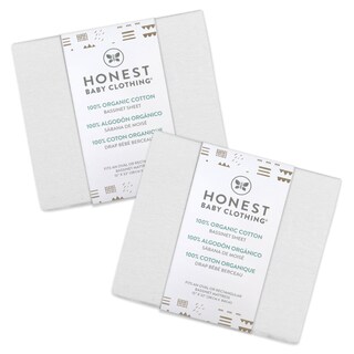 Foto 3 | Foto 3 | Sábanas De Capazo Honestbaby De Algodón Orgánico 2 Unidades Color Blanco - Venta Internacional.