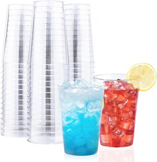 Foto 1 | Foto 1 | Vasos De Plástico Bysnow Transparentes De 12 Onzas (paquete De 100) Resistentes Al Calor - Venta Internacional.