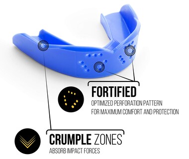 Foto 3 | Foto 3 | Protector Bucal Sisu 3d De 2.0 Mm De Grosor Azul Real Para Atletas - Venta Internacional.
