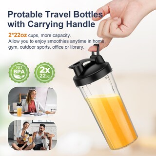 Foto 4 | Foto 4 | Licuadora de Batidos Koios 900 W con 2 Tazas de 650 ml - Venta Internacional