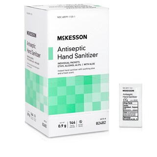 Foto 1 | Foto 1 | Gel Desinfectante Para Manos Mckesson Con Aloe 144 X 0 9 G Envuelto Individualmente - Venta Internacional.