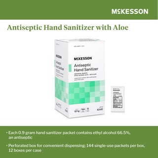 Foto 6 | Foto 6 | Gel Desinfectante Para Manos Mckesson Con Aloe 144 X 0 9 G Envuelto Individualmente - Venta Internacional.