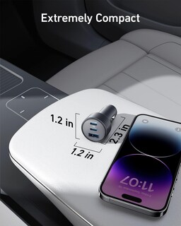 Foto 5 | Foto 5 | Cargador De Coche Anker Usb-c De 30 W 2 Puertos Tipo C Con Usb-a De 67 W - Venta Internacional.