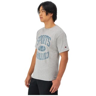 Foto 2 | Foto 2 | Playera Champion Classic Graphic Tee Para Hombre. Gt23h-586qwb806 Gris