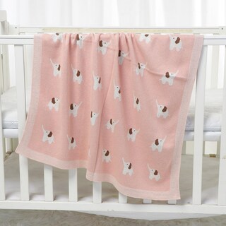 Foto 5 | Foto 5 | Manta Hadetoto De Algodón Para Bebé Suave Y Acogedora Envolvente Rosa 90x70 Cm - Venta Internacional.