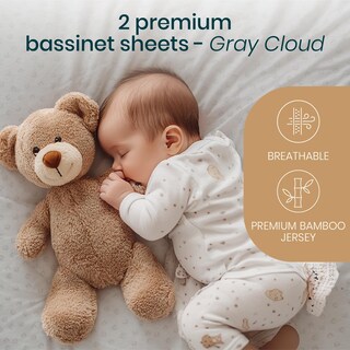 Foto 2 | Foto 2 | Sábana Bajera Ajustable Tutti Bambini Bassinet De 53 X 80 A 60 X 90 Cm - Venta Internacional.