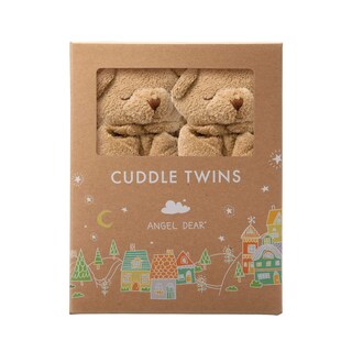 Foto 1 | Foto 1 | Manta Angel Dear Cuddle Twins Brown Bear Soft - Venta Internacional.