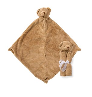 Foto 2 | Foto 2 | Manta Angel Dear Cuddle Twins Brown Bear Soft - Venta Internacional.
