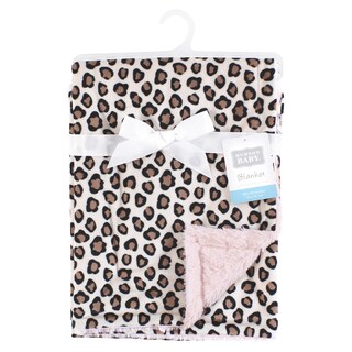 Foto 2 | Foto 2 | Manta Hudson Baby Plush Leopard Rosa 76x102 Cm - Venta Internacional.