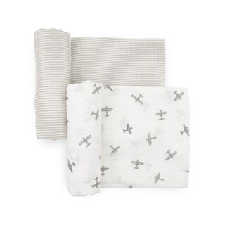 Foto 1 | Foto 1 | Manta Swaddle Little Unicorn De Algodón Orgánico Paquete De 2 - Venta Internacional.