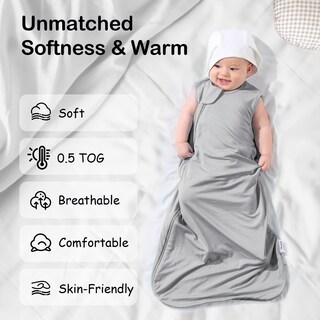 Foto 6 | Foto 6 | Saco De Dormir Para Bebé Easyfi De Rayón De Bambú 0.5 Tog Ligero - Venta Internacional.