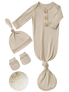 Foto 1 | Foto 1 | Conjunto De Camisón Para Dormir De Bebé Suzel En Viscosa De Bambú 0-3 Meses - Venta Internacional.