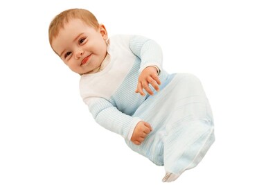 Foto 1 | Foto 1 | Saco De Dormir Swaddelini Brazos Libres Azul Para Bebés De 8-11 Kg - Venta Internacional.