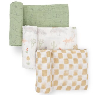 Foto 1 | Foto 1 | Paquete De 3 Pañales De Muselina De Algodón De Blanket Little Unicorn - Venta Internacional.