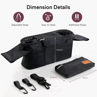 Foto 3 | Foto 3 | Organizador Universal Para Cochecitos Momcozy Con Portavasos Aislante - Venta Internacional.