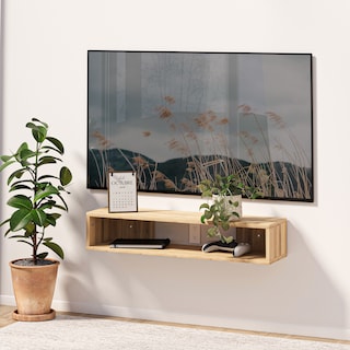 Foto 7 | Foto 7 | Mueble Para Tv Flotante Lima Moru Color Roble