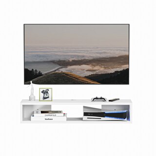 Foto 5 | Foto 5 | Mueble Para Tv Flotante Lima Moru Color Blanco