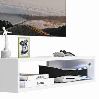 Foto 6 | Foto 6 | Mueble Para Tv Flotante Lima Moru Color Blanco
