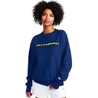 Foto 1 | Foto 1 | Sudadera Champion Flc Pullover Para Mujer. Gf569-586726-c+c Azul Marino