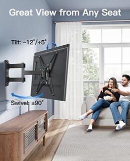 Foto 6 | Foto 6 | Soporte De Pared Para Tv Perlesmith Full Motion Para 26-55 - Venta Internacional.