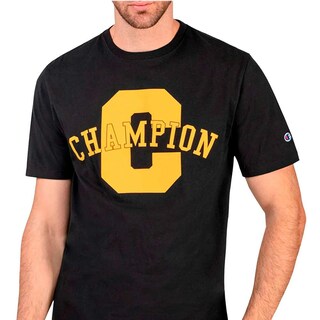 Foto 1 | Foto 1 | Playera Champion C Print Tee Para Hombre. Crfw24p13m44 Negro