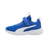 Tenis Puma Rickie Runner Ac + Ps Para Niños 17 A 21.5. 394932-09 Azul