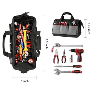 Foto 2 | Foto 2 | Organizador De Bolsas De Herramientas Ironland De 40 Cm Impermeable Y Resistente - Venta Internacional.
