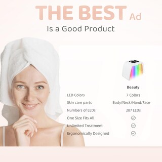 Foto 4 | Foto 4 | Mascarilla Facial Para El Cuidado De La Piel Con Terapia De Luz Led 7 Colores Fxxxcuwuu - Venta Internacional.