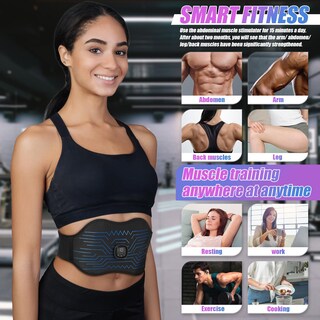 Foto 4 | Foto 4 | Cinturón De Fitness Abs Stimulator Waetfs Klt-07 Ems Aprobado Por La Fda - Venta Internacional.
