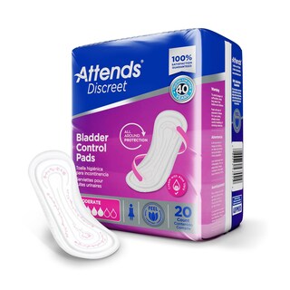 Foto 2 | Foto 2 | Almohadilla Para Incontinencia Femenina Discreta Moderada 10 5 L 20 Unidades - Venta Internacional.