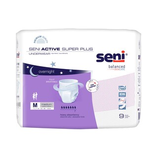 Foto 1 | Foto 1 | Ropa Interior Para Incontinencia Seni Active Super Plus Mediana Paquete De 9 - Venta Internacional.