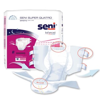 Foto 7 | Foto 7 | Calzoncillos Para Incontinencia Seni Super Quatro Tamaño Mediano Paquete De 10 - Venta Internacional.