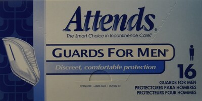 Foto 2 | Foto 2 | Almohadillas Para Incontinencia Attends Guards Hombre Máxima Absorbencia De 64 Quilates - Venta Internacional.