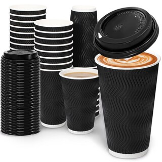 Foto 1 | Foto 1 | Tazas De Café Bysnow Desechables Aislantes 500 Ml Paquete De 100 - Venta Internacional.