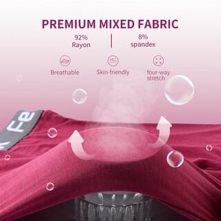 Foto 2 | Foto 2 | Calzoncillos Bóxer De Rayón Feeleck Para Hombre  Paquete De 7 Para Hombre - Venta Internacional.